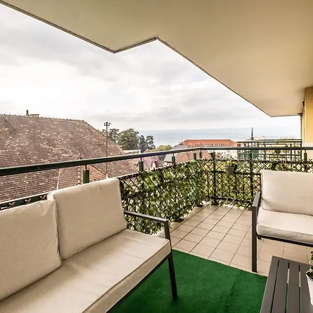 La Résidence Fleurie, Vue Sur Le Léman Thonon-les-Bains