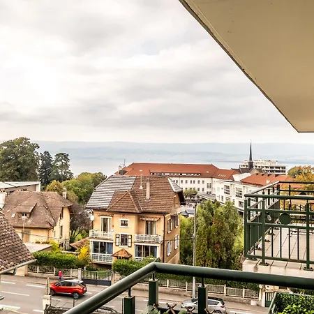 Apartamento La Résidence Fleurie, Vue Sur Le Léman *